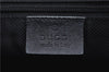 Authentic GUCCI Shoulder Tote Bag Purse GG Canvas Leather 0000855 Black 6699D