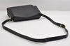 Authentic Burberrys Vintage Leather Shoulder Cross Body Bag Purse Black 6699I