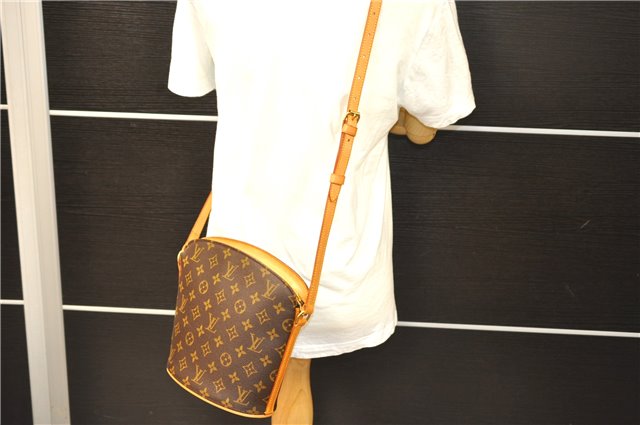 Authentic LOUIS VUITTON Monogram Drouot Shoulder Cross Body Bag M51290 LV 6700C