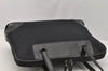 Authentic GUCCI Vintage Shoulder Hand Bag GG Canvas Enamel 0021122 Black 6701I