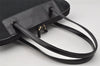 Authentic GUCCI Vintage Shoulder Hand Bag GG Canvas Enamel 0021122 Black 6701I
