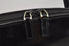 Authentic GUCCI Vintage Shoulder Hand Bag GG Canvas Enamel 0021122 Black 6701I