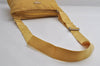 Authentic PRADA Nylon Tessuto Leather Shoulder Cross Body Bag Purse Yellow 6704I