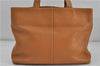 Authentic Burberrys Vintage Leather Shoulder Hand Bag Brown 6705D