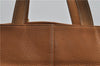 Authentic Burberrys Vintage Leather Shoulder Hand Bag Brown 6705D