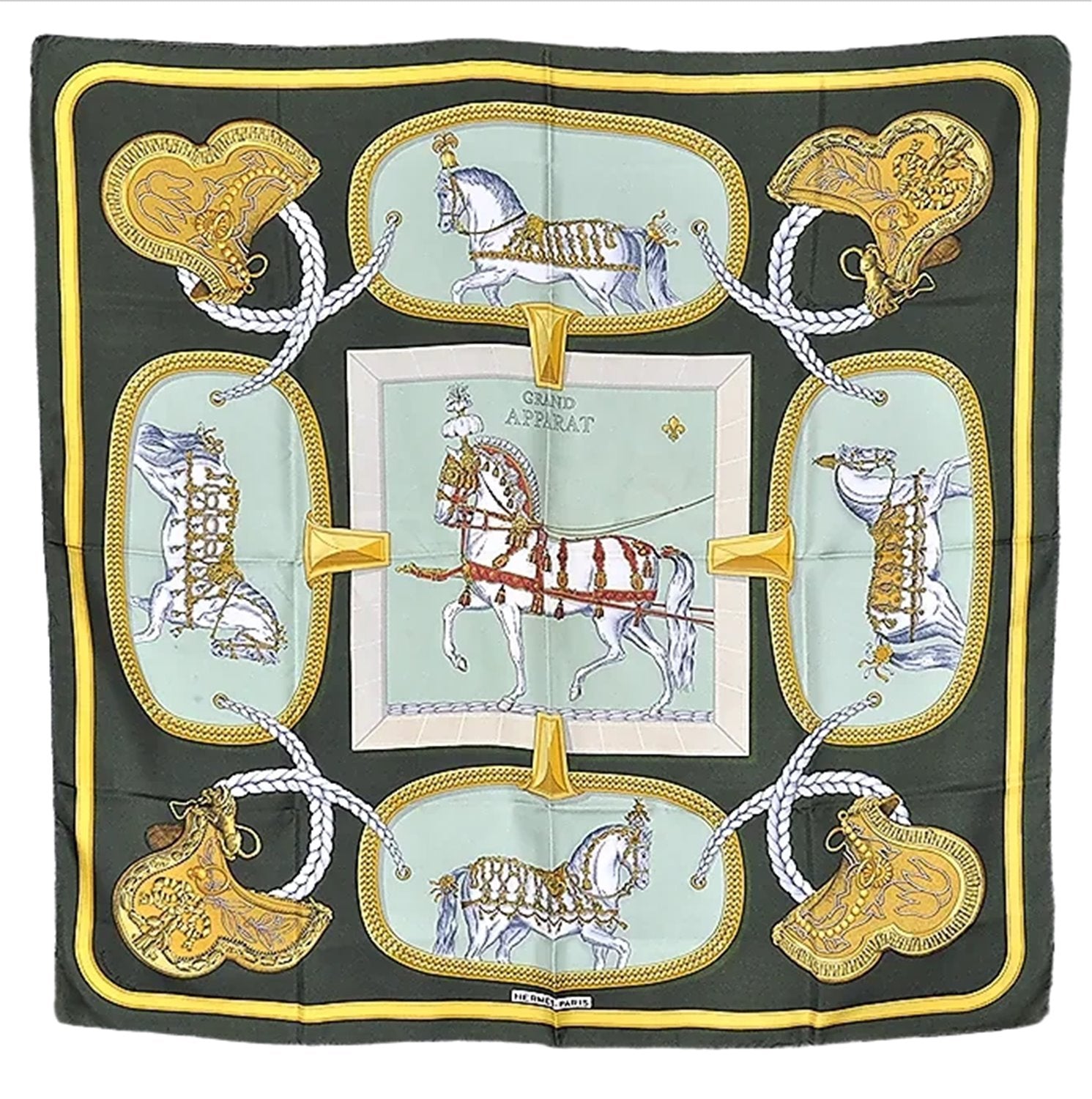 Authentic HERMES Carre 90 Scarf 