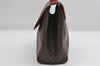 Authentic CELINE C Macadam Blason Pattern Hand Bag Canvas Leather Brown 6706I