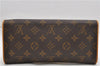 Authentic Louis Vuitton Monogram Pochette Twin GM Shoulder Bag M51852 LV 6708D