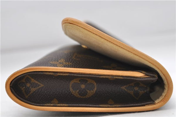 Authentic Louis Vuitton Monogram Pochette Twin GM Shoulder Bag M51852 LV 6708D