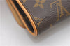 Authentic Louis Vuitton Monogram Pochette Twin GM Shoulder Bag M51852 LV 6708D