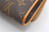 Authentic Louis Vuitton Monogram Pochette Twin GM Shoulder Bag M51852 LV 6708D