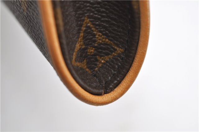 Authentic Louis Vuitton Monogram Pochette Twin GM Shoulder Bag M51852 LV 6708D