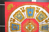 Authentic HERMES Carre 90 Scarf "Paste et Cavalerie" Silk Red 6708E