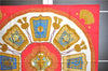 Authentic HERMES Carre 90 Scarf "Paste et Cavalerie" Silk Red 6708E