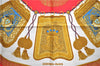 Authentic HERMES Carre 90 Scarf "Paste et Cavalerie" Silk Red 6708E