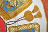 Authentic HERMES Carre 90 Scarf "Paste et Cavalerie" Silk Red 6708E