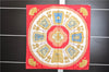 Authentic HERMES Carre 90 Scarf "Paste et Cavalerie" Silk Red 6708E