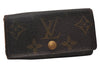 Authentic Louis Vuitton Monogram Multicles 4 Four Hooks Key Case M62631 LV 6709I