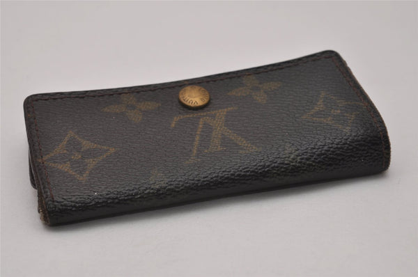 Authentic Louis Vuitton Monogram Multicles 4 Four Hooks Key Case M62631 LV 6709I