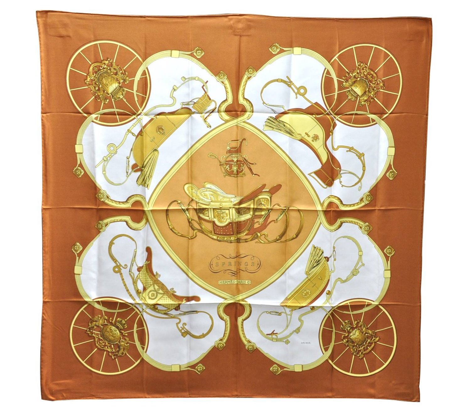 Authentic HERMES Carre 90 Scarf 