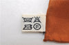 Authentic HERMES Carre 90 Scarf "SPRINGS" Silk Brown 6710C