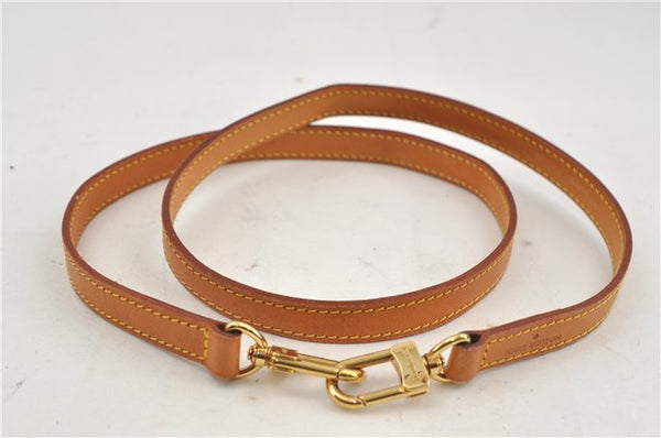 Authentic Louis Vuitton Leather Shoulder Strap Beige 39" LV 6711D