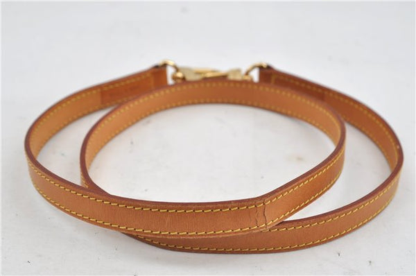 Authentic Louis Vuitton Leather Shoulder Strap Beige 39" LV 6711D