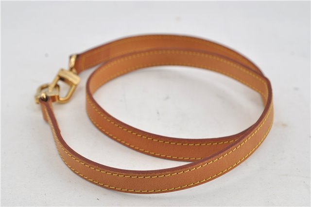 Authentic Louis Vuitton Leather Shoulder Strap Beige 39
