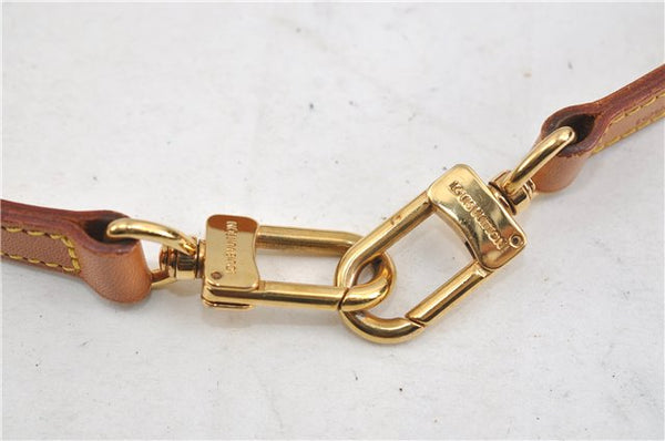 Authentic Louis Vuitton Leather Shoulder Strap Beige 39" LV 6711D