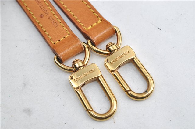 Authentic Louis Vuitton Leather Shoulder Strap Beige 39