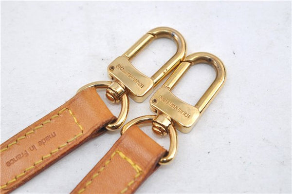 Authentic Louis Vuitton Leather Shoulder Strap Beige 39" LV 6711D