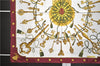 Authentic HERMES Carre 90 Scarf "LES CLES" Silk Bordeaux Red 6711E