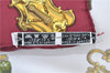 Authentic HERMES Carre 90 Scarf "LES CLES" Silk Bordeaux Red 6711E