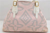 Authentic Louis Vuitton Cruise Line Tahitienne PM Tote Bag Pink M95672 LV 6711F