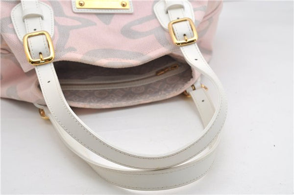 Authentic Louis Vuitton Cruise Line Tahitienne PM Tote Bag Pink M95672 LV 6711F