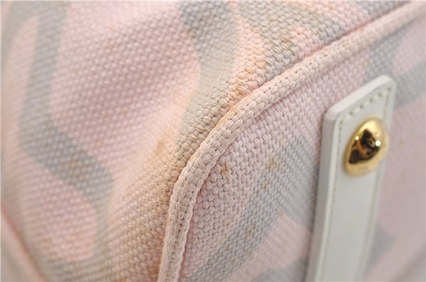 Authentic Louis Vuitton Cruise Line Tahitienne PM Tote Bag Pink M95672 LV 6711F