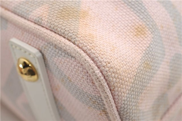 Authentic Louis Vuitton Cruise Line Tahitienne PM Tote Bag Pink M95672 LV 6711F