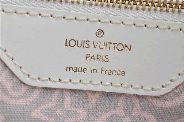 Authentic Louis Vuitton Cruise Line Tahitienne PM Tote Bag Pink M95672 LV 6711F