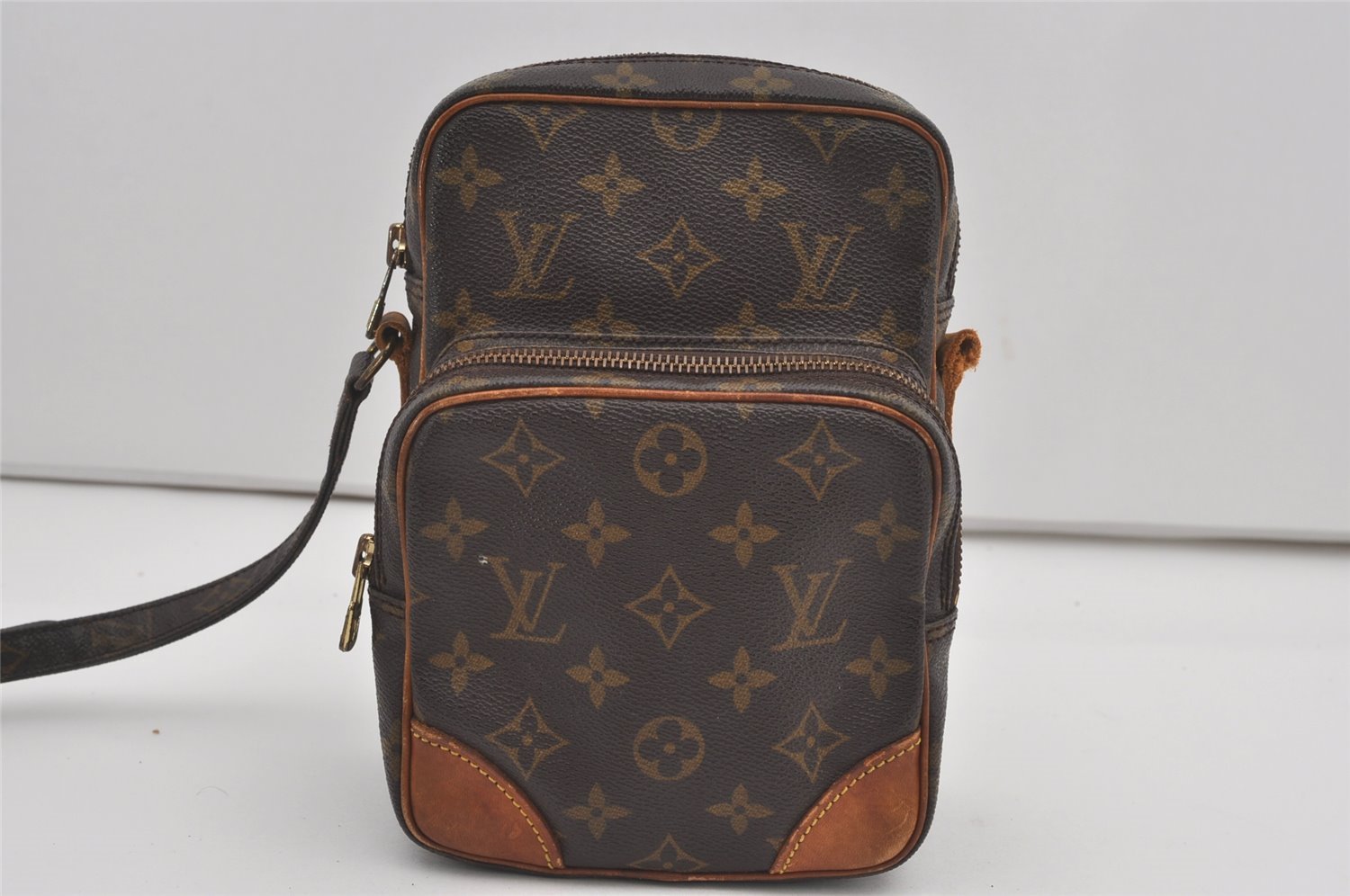 Authentic Louis Vuitton Monogram Amazone Shoulder Cross Bag M45236 Junk 6711I