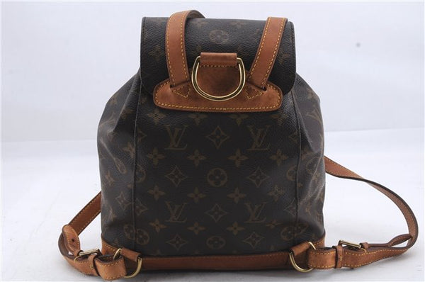 Authentic Louis Vuitton Monogram Montsouris MM Backpack M51136 LV 6712D