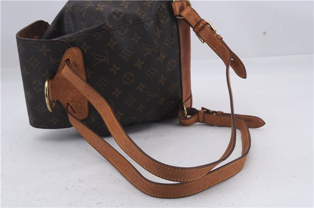 Authentic Louis Vuitton Monogram Montsouris MM Backpack M51136 LV 6712D