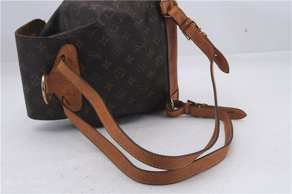 Authentic Louis Vuitton Monogram Montsouris MM Backpack M51136 LV 6712D