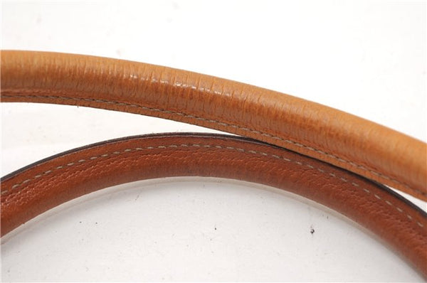 Authentic GUCCI Abbey Hand Boston Bag Purse GG Canvas Leather 130942 Brown 6712F