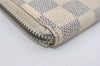 Authentic Louis Vuitton Damier Azur Zippy Compact Wallet Purse N60029 LV 6712I