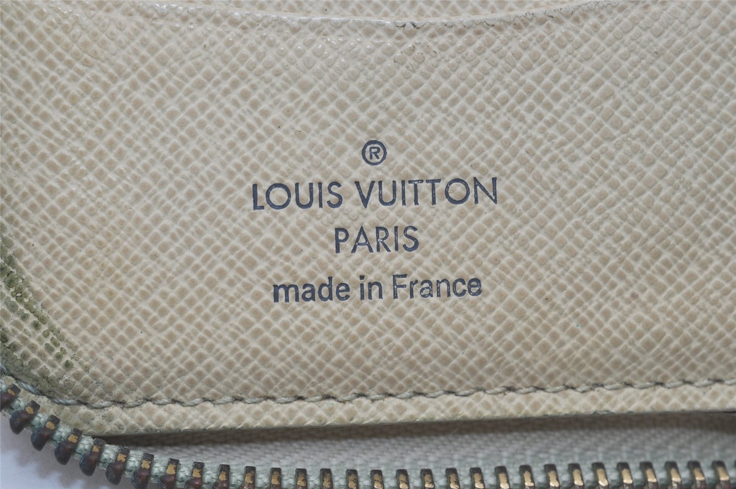 Authentic Louis Vuitton Damier Azur Zippy Compact Wallet Purse N60029 LV 6712I