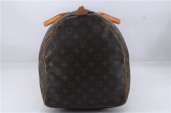 Authentic Louis Vuitton Monogram Keepall 55 Travel Boston Bag M41424 LV 6716D