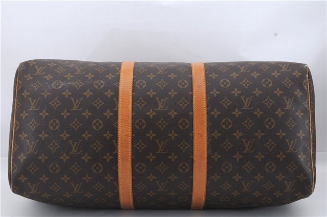 Authentic Louis Vuitton Monogram Keepall 55 Travel Boston Bag M41424 LV 6716D