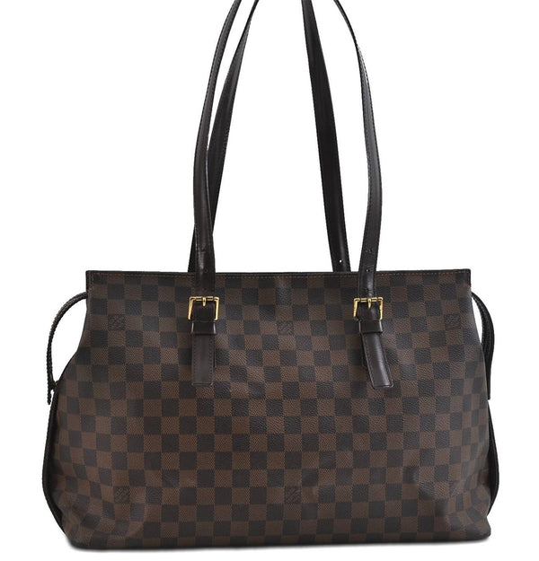Authentic LOUIS VUITTON Damier Chelsea Shoulder Tote Bag N51119 LV 6717C