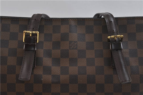 Authentic LOUIS VUITTON Damier Chelsea Shoulder Tote Bag N51119 LV 6717C