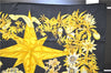 Authentic HERMES Carre 90 Scarf "PASSIFLORES" Silk Black 6717E